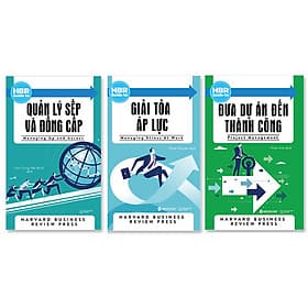 Bộ HBR Guide To: Đưa Dự Án Đến Thành Công + Giải Tỏa Áp Lực + Quản Lý Sếp Và Đồng Cấp - Thanh Thanh