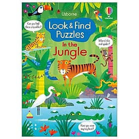 Look And Find Puzzles In The Jungle - Usborne
