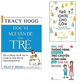 Combo 3 cuốn nuôi dạy con: Đọc Vị Mọi Vấn Đề Của Trẻ + Trò Chơi Cho Con: Trò Vui Dễ Nhất Thế Gian Với Một Tờ Giấy + 90% Trẻ Thông Minh Nhờ Cách Trò Chuyện Đúng Đắn Của Cha Mẹ - Vũ
