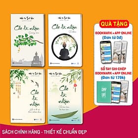 Combo 4 Cuốn Sách : Cho Là Nhận - Tâm Thanh Tĩnh, Đời Ắt An Yên - Đại Sư Tinh Vân