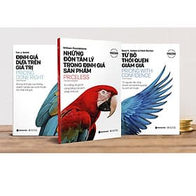 Bộ Sách Về Định Giá Sản Phẩm : Pricing With Confidence - Từ Bỏ Thói Quen Giảm Giá + Priceless - Những Đòn Tâm Lý Trong Định Giá Sản Phẩm + Pricing Done Right - Định Giá Dựa Trên Giá Trị - Do