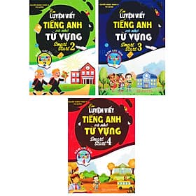 Combo Em Luyện Viết Tiếng Anh Và Nhớ Từ Vựng Smart Star 2 + 3 + 4 (Bám Sát SGK I-Learn Smart Start) - HA - An Vi