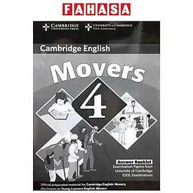 Sách ngoại văn: Cambridge Young Learners English Tests Second edition Movers 4 Answer Booklet - Léa
