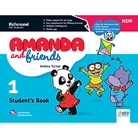 New Amanda & Friends Student's Book Level 1 with Sticker & Pop out - ED