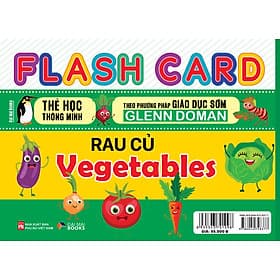 Flash Card : Thẻ học thông minh : Theo phương pháp giáo dục sớm : Glenn Doman ( Đại Mai ) - lẻ tùy chọn - Minh Thông