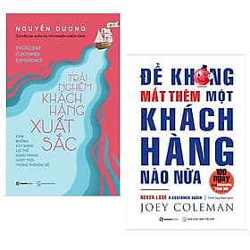 Combo kỹ năng kinh doanh, kết nối với khách hàng: Trải Nghiệm Khách Hàng Xuất Sắc + Để Không Mất Thêm Một Khách Hàng Nào Nữa - Saigon Books