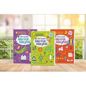 Combo 3 cuốn RÈN LUYỆN NÃO TRÁI, NÃO PHẢI - Sân Chơi Trí Tuệ: Trò Chơi Tư Duy - Dành cho trẻ 3-6 tuổi - Sant Kirpal Singh