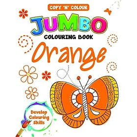 Jumbo Colouring Book: Orange - Nam Phương