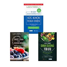 Combo 3 Cuốn Sách Dinh Dưỡng Hay Nhất: Bí Mật Dinh Dưỡng Cho Sức Khỏe Toàn Diện + Toàn Cảnh Dinh Dưỡng Thức Tỉnh Và Hành Động + Liệu Trình Dinh Dưỡng Tối Ưu - 