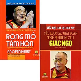 Combo 2 Cuốn Đức Đạt - Lai Lạc - Ma XIV: Rộng Mở Tâm Hồn + Yếu Lược Các Giai Đoạn Trên Đường Tu Giác Ngộ - Công ty Văn hóa Hương Trang