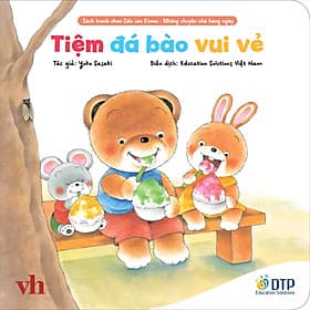 Dtpbooks - Tiệm đá bào vui vẻ - Sách tranh ehon Gấu con Kuma - Những chuyện nhỏ hàng ngày - Vũ