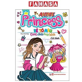 Bé Tô Màu Anime Princess - Công Chúa Hoạt Hình - Cá Tính - Việt Thư