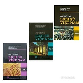 Combo Đại cương Lịch sử Việt Nam Tập 1 + Tập 2 + tập 3 (DN) - Nam Việt