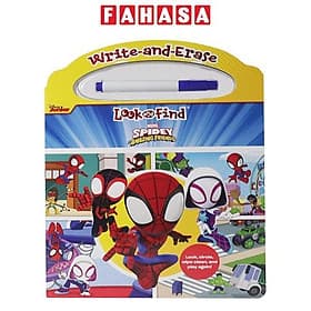 Sách ngoại văn: Write And Erase Look And Find - Marvel Spidey And His Amazing Friends - Marvel