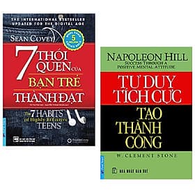 Combo 2 cuốn: 7 Thói Quen Của Bạn Trẻ Thành Đạt + Tư Duy Tích Cực Tạo Thành Công - Trí