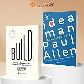 Combo: Build - Những Điều Đáng Làm Tạo Ra Sản Phẩm Đáng Giá + Người Hùng Ý Tưởng - Những Bí Ẩn Đằng Sau Thành Công Của Microsoft - Alpha Books - Hú