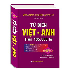 Sách Từ Điển Việt - Anh Trên 135.000 Từ - Việt Anh