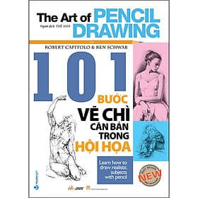 Sách 101 Bước Vẽ Chì Căn Bản Trong Hội Họa - VanLangBooks
