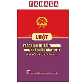Luật Trách Nhiệm Bồi Thường Của Nhà Nước Năm 2017 (Sửa Đổi, Bổ Sung Năm 2025)
