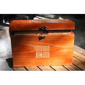 Bộ hộp gỗ Tứ thư lãnh đạo