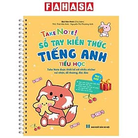 Take Note! - Sổ Tay Ngữ Pháp Tiếng Anh Tiểu Học - Minh Minh