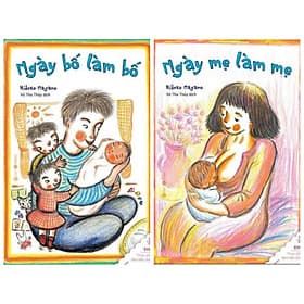 Combo 2 cuốn: Ngày mẹ làm mẹ + Ngày bố làm bố - Lâm Hà