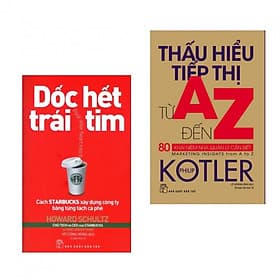 Combo Sách Kinh Tế: Dốc Hết Trái Tim - Cách Starbucks Xây Dựng Công Ty Bằng Từng Tách Cà Phê + Thấu Hiểu Tiếp Thị Từ A Đến Z - 80 Khái Niệm Nhà Quản Lý Cần Biết - - Nhà Sách Kinh Tế