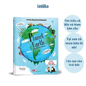 Sách Tương Tác Lật Mở Khám Phá - Trái Đất của chúng ta - Sách Lift The Flap - Planet Earth- Nhà phát hành Đinh Tị - Nha Nha