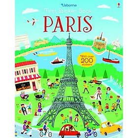 Sách tương tác tiếng Anh - First Sticker Book: Paris - Usborn