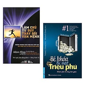 Combo bài học kinh doanh Triệu Phú: Bẻ Khóa Bí Mật Triệu Phú + Làm Chủ Tư Duy Thay Đổi Vận Mệnh (Sách kinh tế / Cẩm nang làm việc hiệu quả) - Khoa