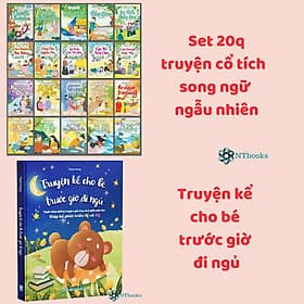 Truyện Set 20 Quyển Truyện Cổ Tích Ngẫu Nhiên Hay Cho Bé, Mẫu Truyện Cho Bé Trước Giờ Đi Ngủ - Việt Hà