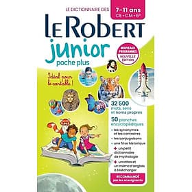 Từ điển tiếng Pháp LE ROBERT JUNIOR POCHE PLUS - Collectif