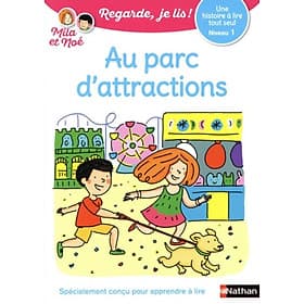Sách luyện đọc theo trình độ tiếng Pháp: Une Histoire A Lire Tout Seul : Au Parc D'Attractions - Niveau 1 - Vol05 - Theo Theobald