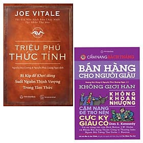Combo 2 quyển Bán hàng cho người giàu + Triệu phú thức tỉnh - Minh Minh