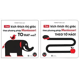Combo 2 Cuốn Thẻ Kích Thích Thị Giác Theo Phương Pháp Montessori (0 - 3 Tuổi) - Phương Phương