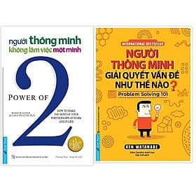Combo Người thông minh giải quyết vấn đề như thế nào + Người thông minh không làm việc một mình - FirstNews - Minh