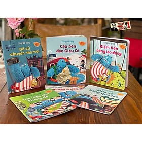 (Trọn bộ 6 cuốn) QUẢN TRỊ TIỀN BẠC TỪ NHỎ (Cập bến đảo Giàu có; Múa vé bằng quả táo; Tìm việc làm không dễ; Kiếm tiền bằng lao động; Đại náo ở siêu thị; Đồ cũ chuyển nhà mới) – Tống Hải Đông – Khánh Nguyên dịch – Nhã Nam – NXB Dân Trí (Bìa mềm) - Do