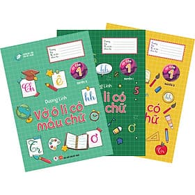 Combo Luyện Nét Chữ Rèn Nết Người - Lớp 1 (Gồm 3 Quyển) - Rien Ono