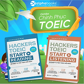 Combo Sách Hacker TOEIC - 30 Phút Tự Học TOEIC Mỗi Ngày : Hackers TOEIC Start Listening + Hackers TOEIC Start Reading