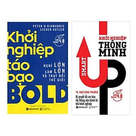 Combo Sách Kinh Doanh Khởi Nghiệp: Khởi Nghiệp Táo Bạo + Khởi Nghiệp Thông Min - Do