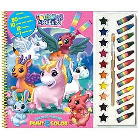 Unicorns & Friends Deluxe Poster Paint & Color - ED