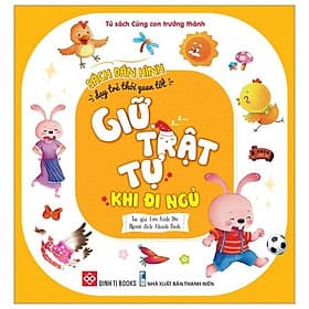 Sách Dán Hình Dạy Trẻ Thói Quen Tốt - Giữ Trật Tự Khi Đi Ngủ - Di Di
