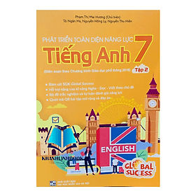phát triển toàn diện năng lực tiếng anh 7 - tập 2