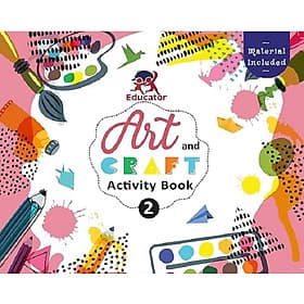 Art and Craft Activity Book 2 for 5-6 Year old kids with free craft material - Tri Thức