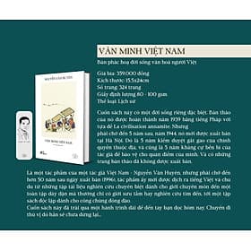 (Ấn bản đặc biệt kỷ niệm 20 năm Nhã Nam) VĂN MINH VIỆT NAM – Nguyễn Văn Huyên – Đỗ Trọng Quang dịch – Nhã Nam – NXB Hội nhà văn - 