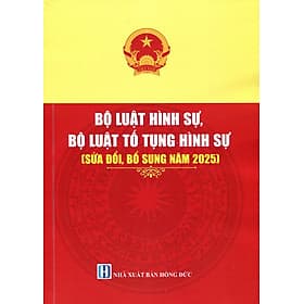 Sách Bộ Luật Hình Sự - Bộ Luật Tố Tụng Hình Sự - Luật Tổ Chức Cơ Quan Điều Tra Hình Sự - Luật Tạm Giữ, Tạm Giam - TT Giới Thiệu Sách TP. HCM