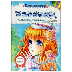 Sách Tô Màu Công Chúa Nhỏ - Tô Màu Công Chúa - Công Chúa Phương Tây - Phương Phương