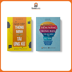 Sách Pandabooks combo 2 cuốn giao tiếp thông minh và tài ứng xử +Khám phá tiềm năng tối đa hoá sự tự tin - Minh Thông