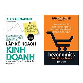 Combo Lập Kế Hoạch Kinh Doanh Cho Người Mới Bắt Đầu + Kinh Tế Học Bezos - Do