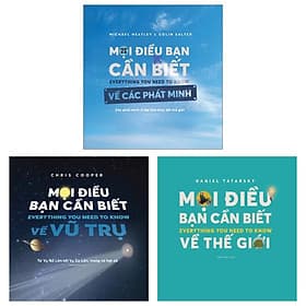 Combo Sách Mọi Điều Bạn Cần Biết Về Các Phát Minh + Vũ Trụ + Thế Giới - Trụ Vũ